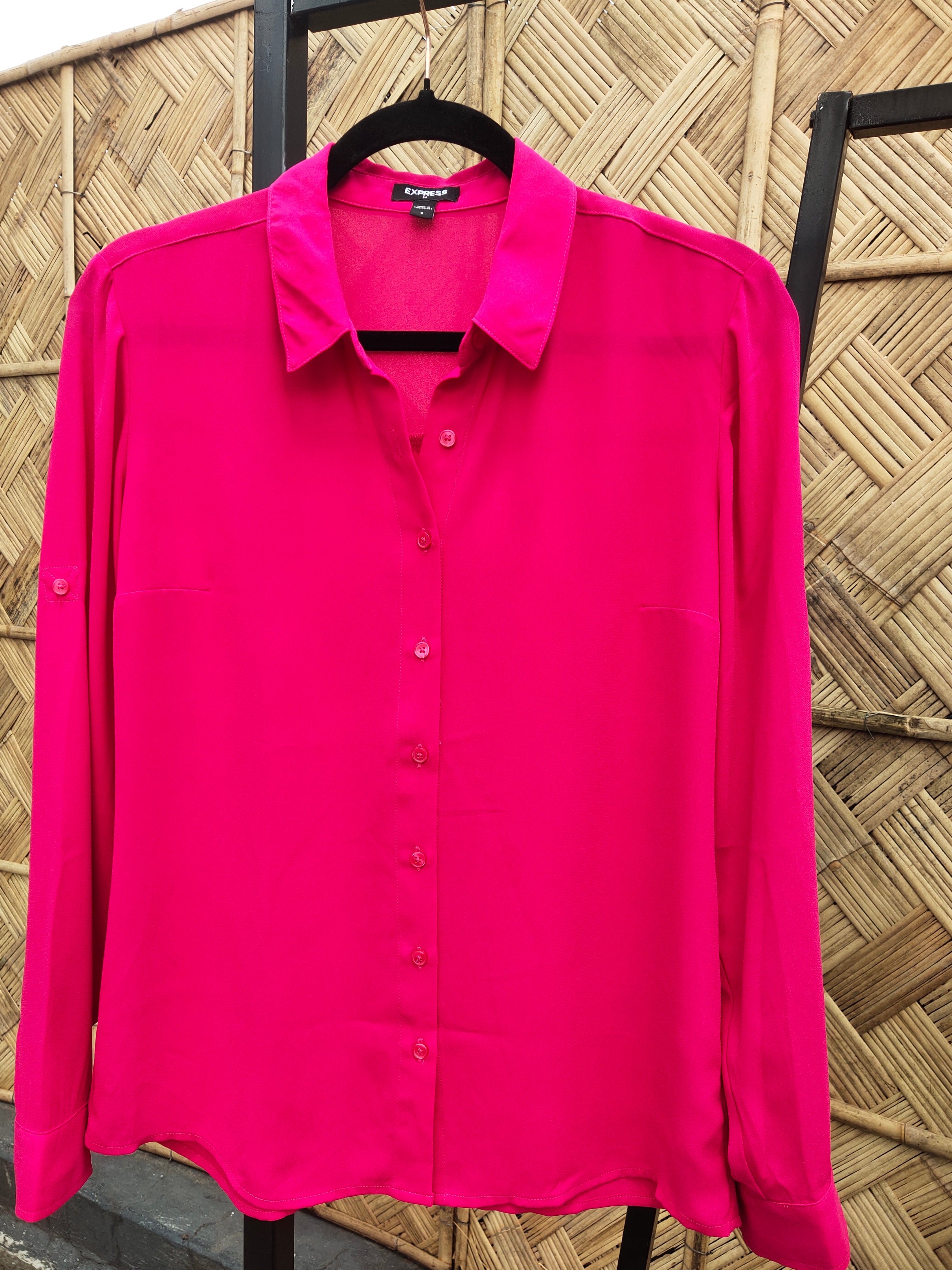 EXPRESS - Pink Slim Fit Shirt