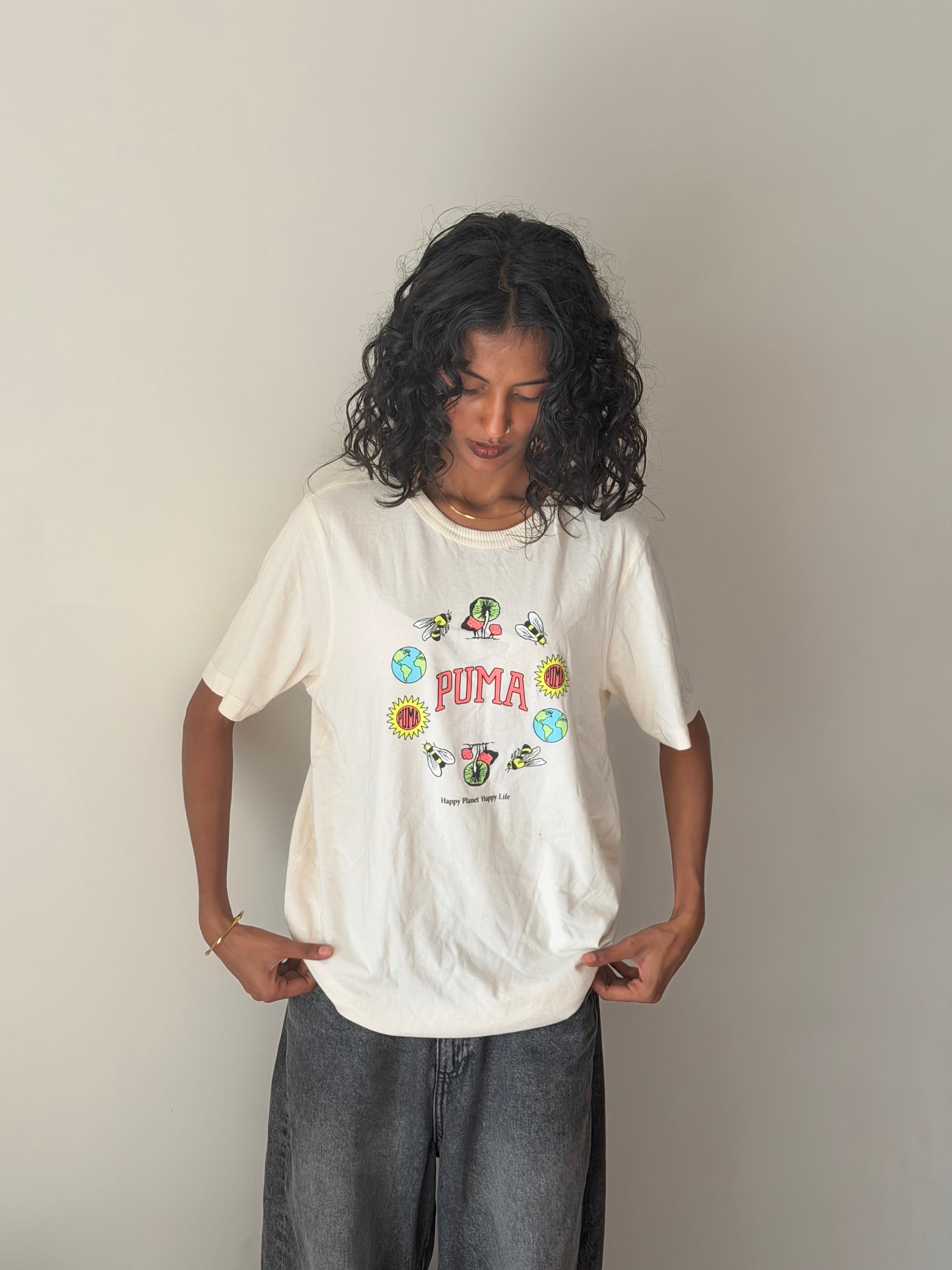 PUMA - White Cotton T-Shirt