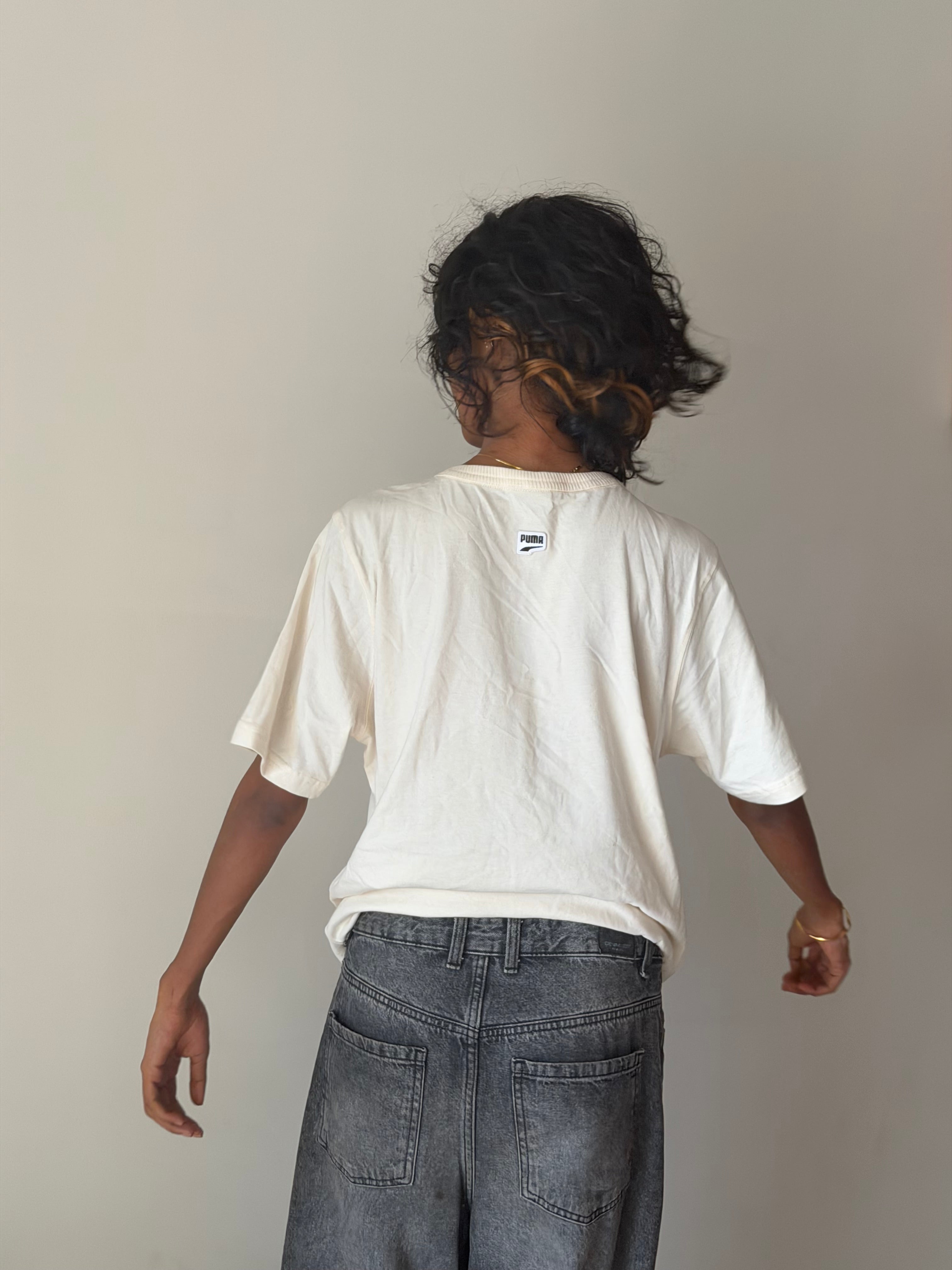 PUMA - White Cotton T-Shirt