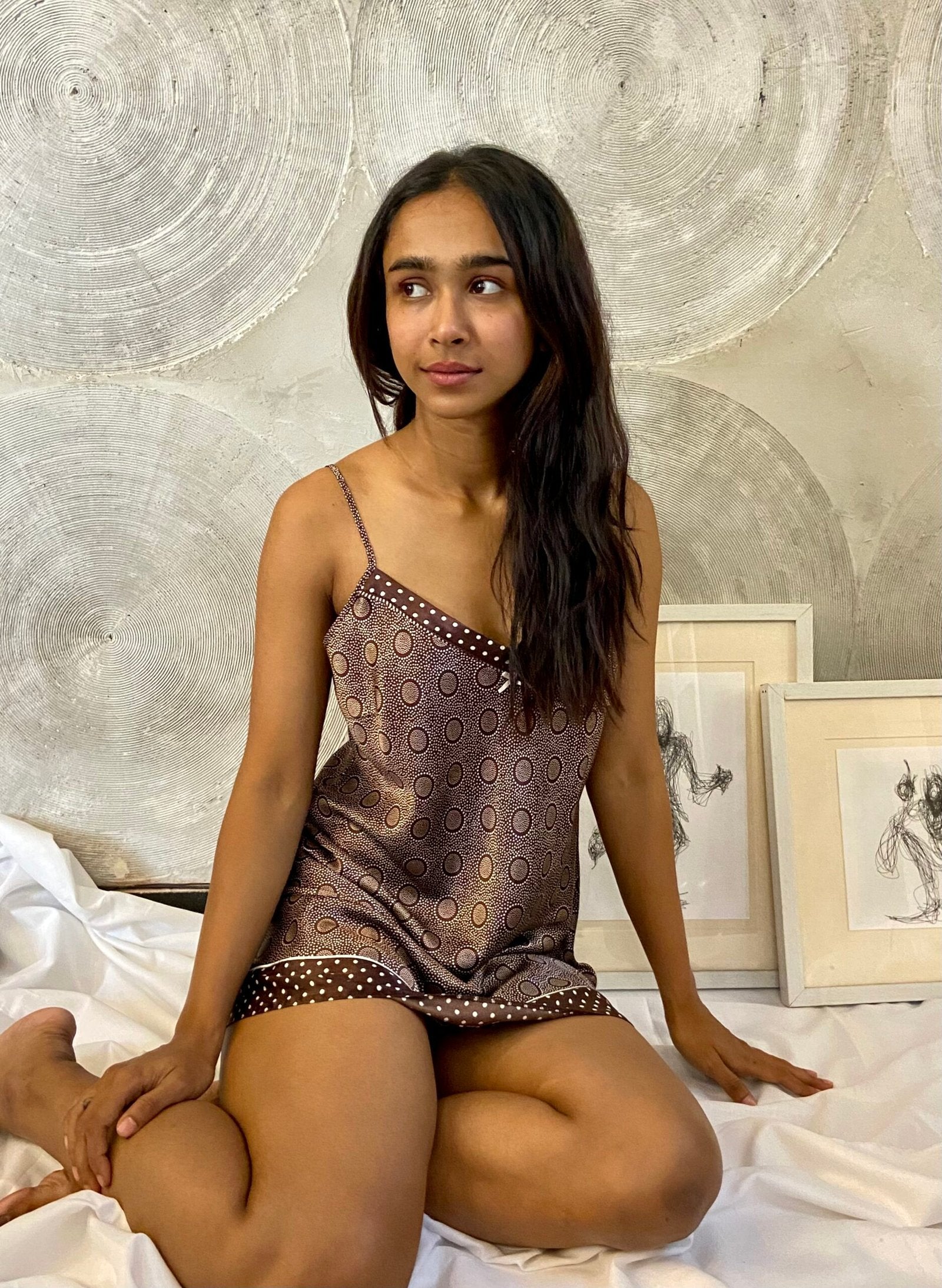 MARKS & SPENCER - Brown Slip Dress