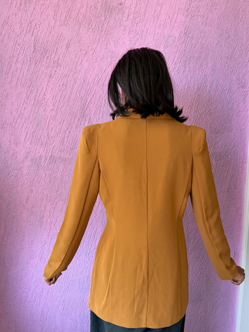 C&K - Mustard Single Breasted Blazer