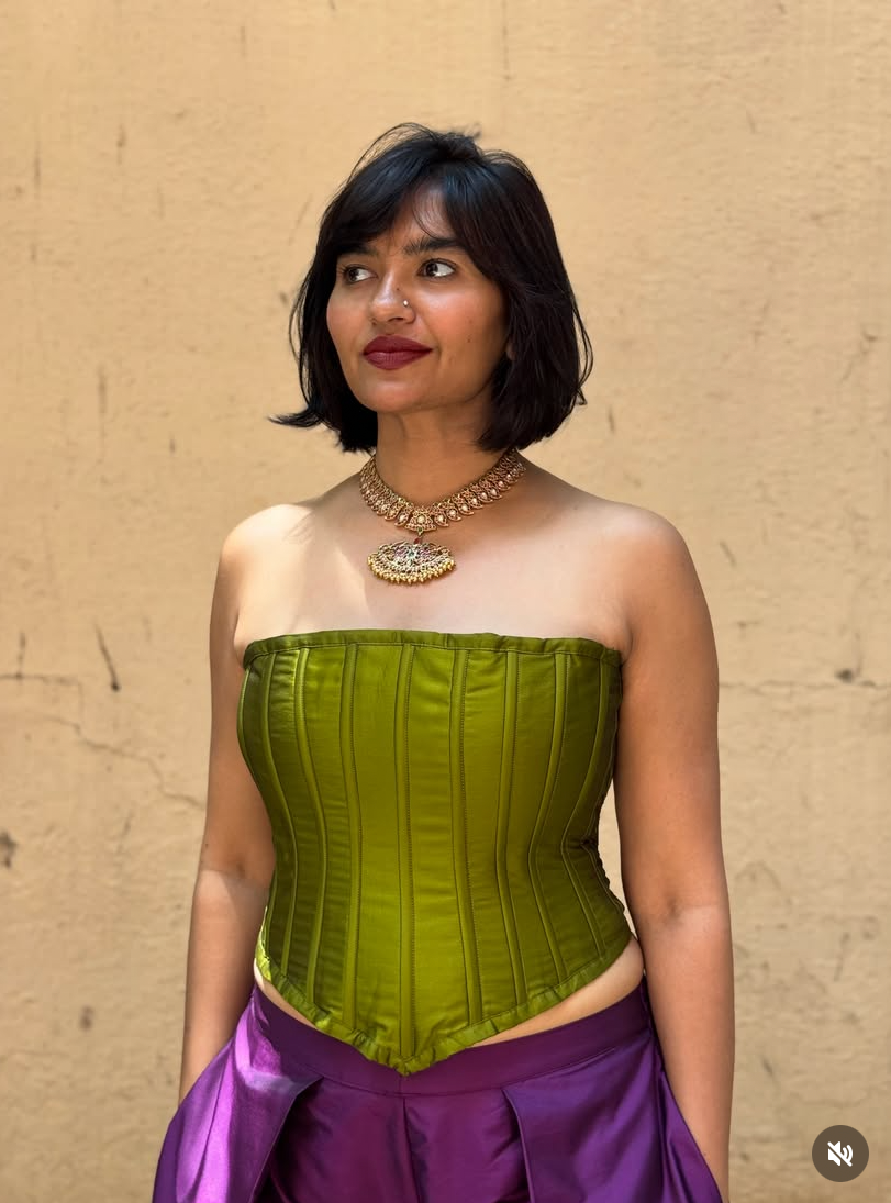SOULE SILK - Neem Jade Corset