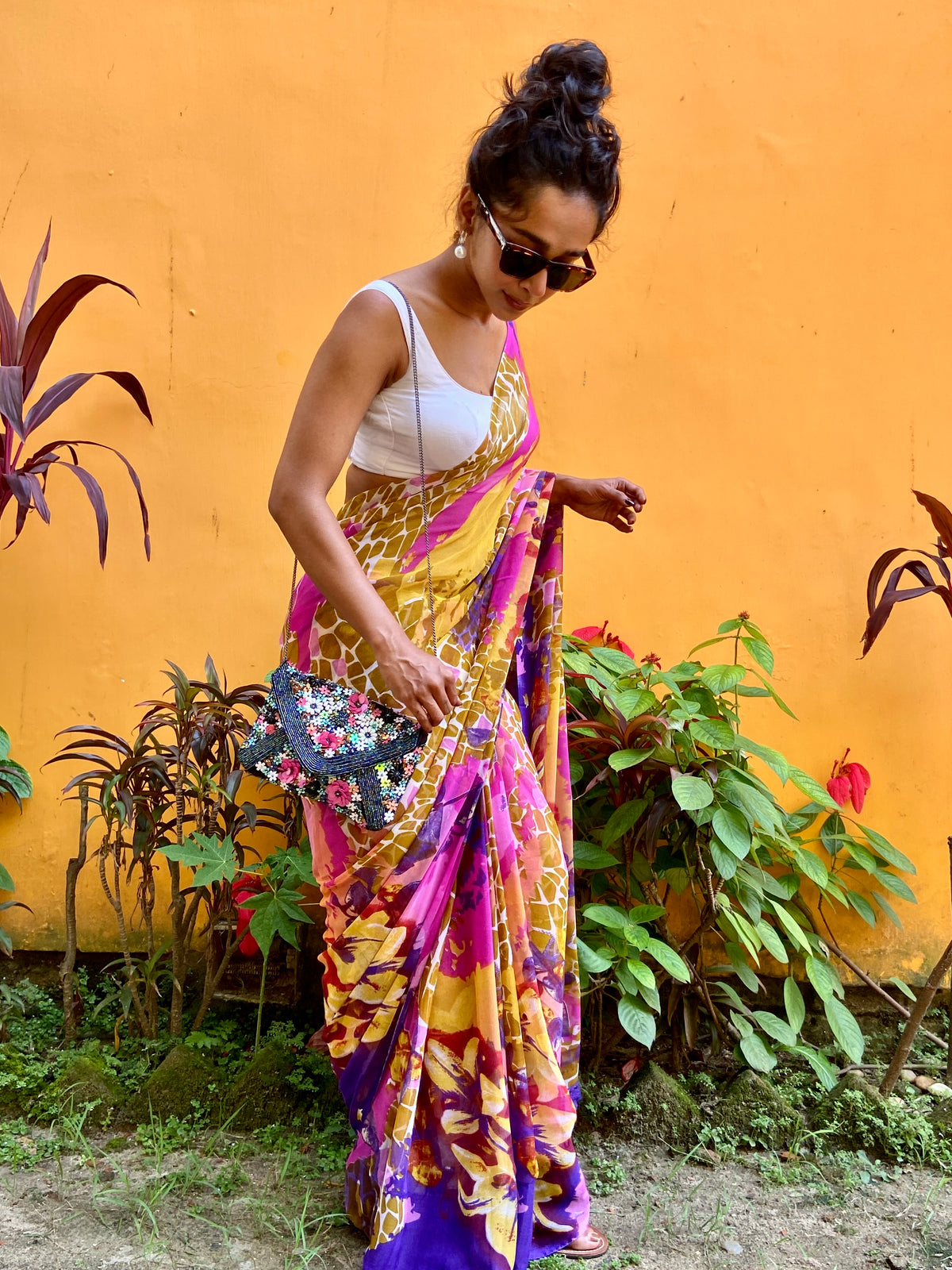 Colourful Vintage Sari