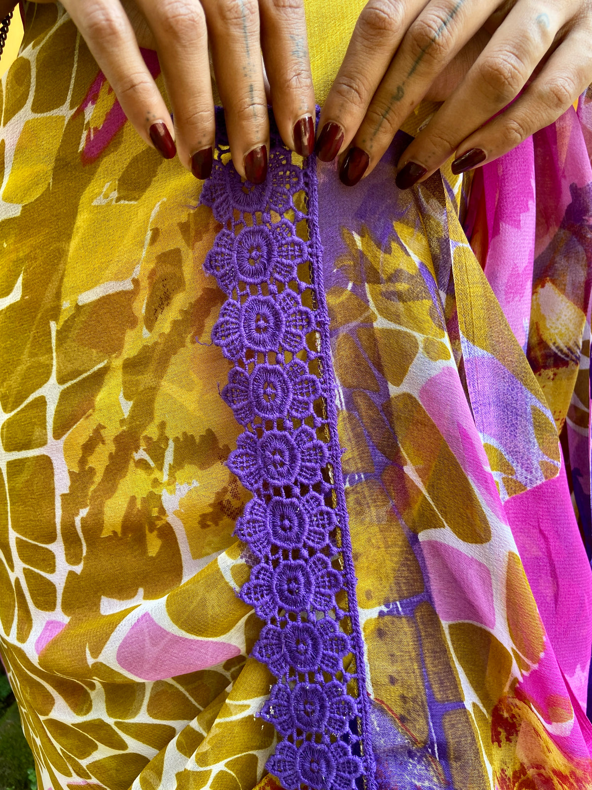 Colourful Vintage Sari