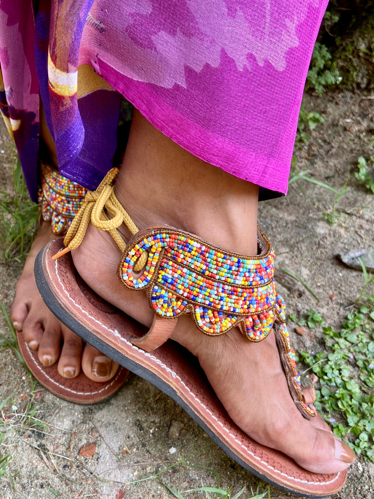 Beaded Sandals