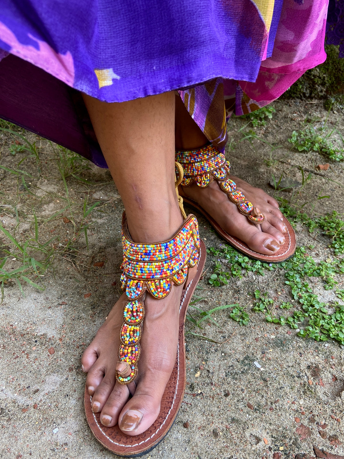 Beaded Sandals