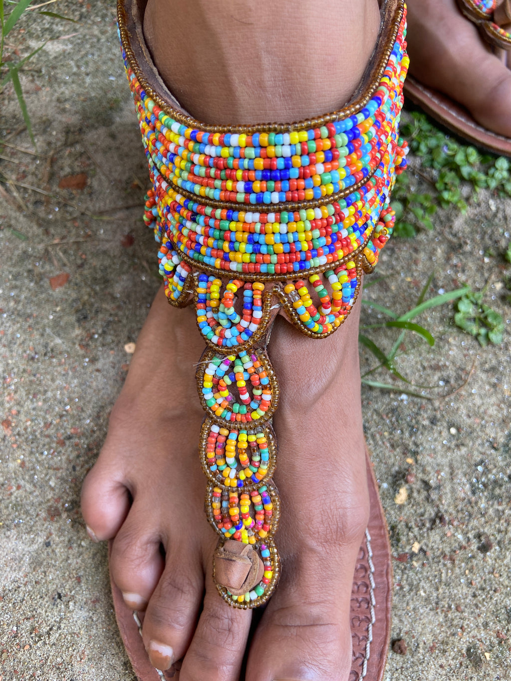 Beaded Sandals