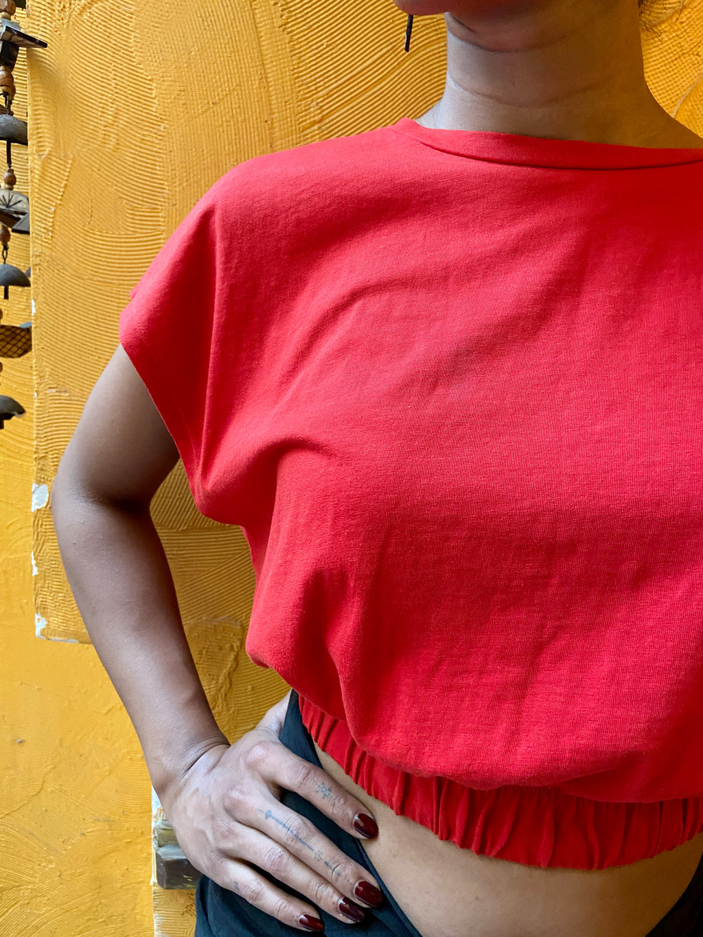 ZARA -Red Balloon Top