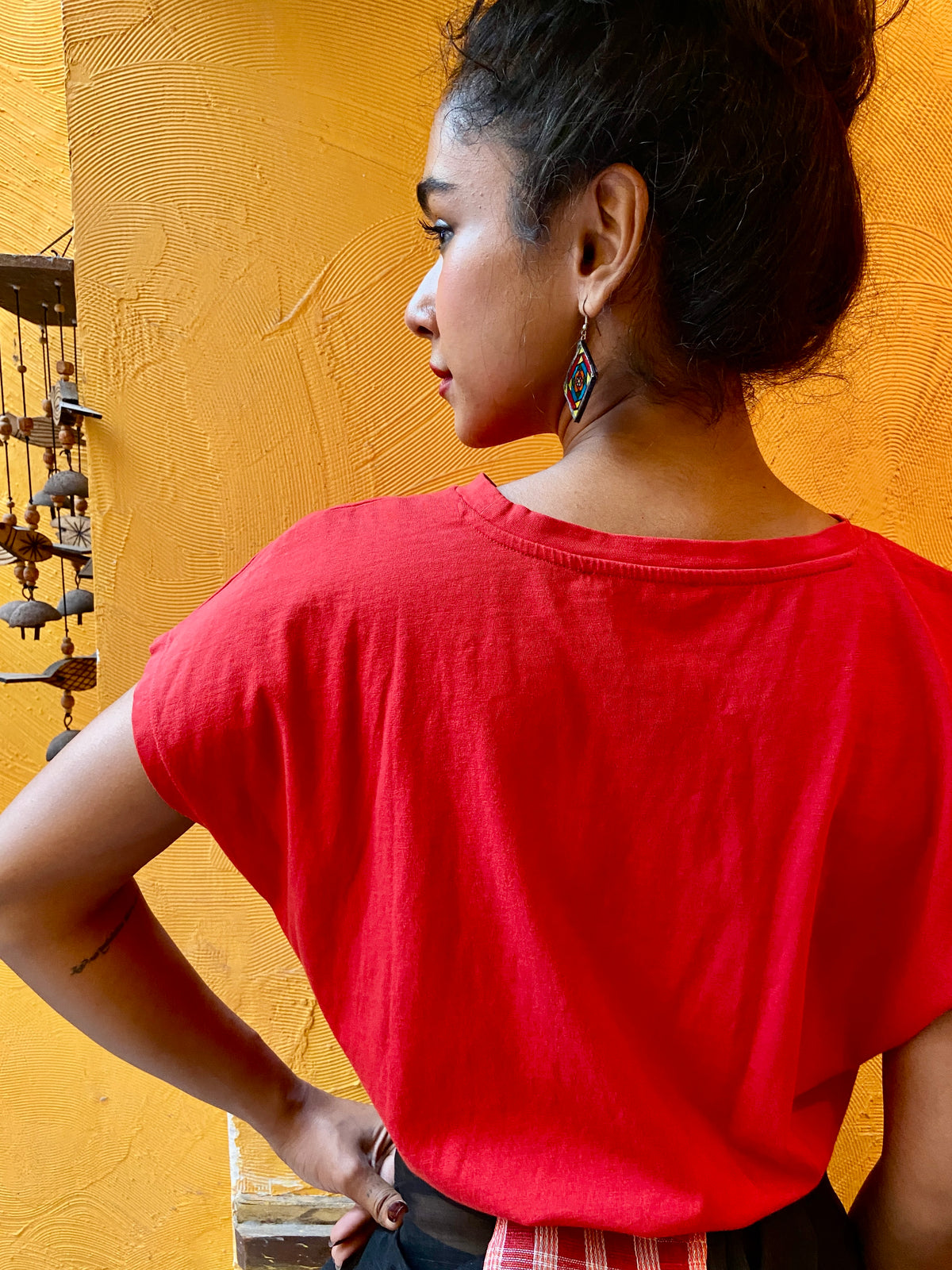 ZARA -Red Balloon Top