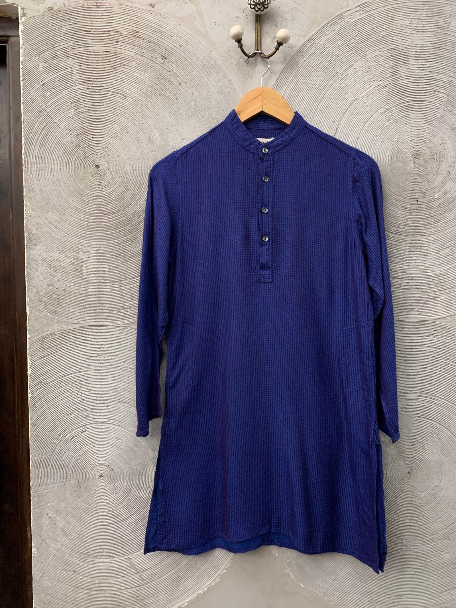 FABINDIA - Blue long kurta for boys