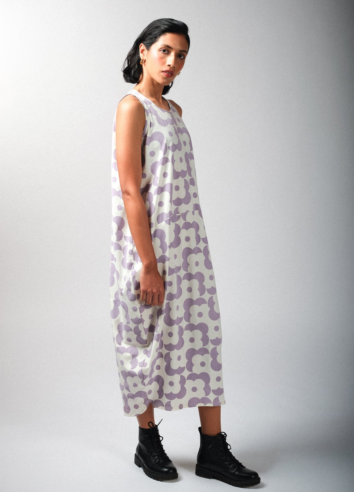 NO NASTIES - Lavender Floral Sack Dress