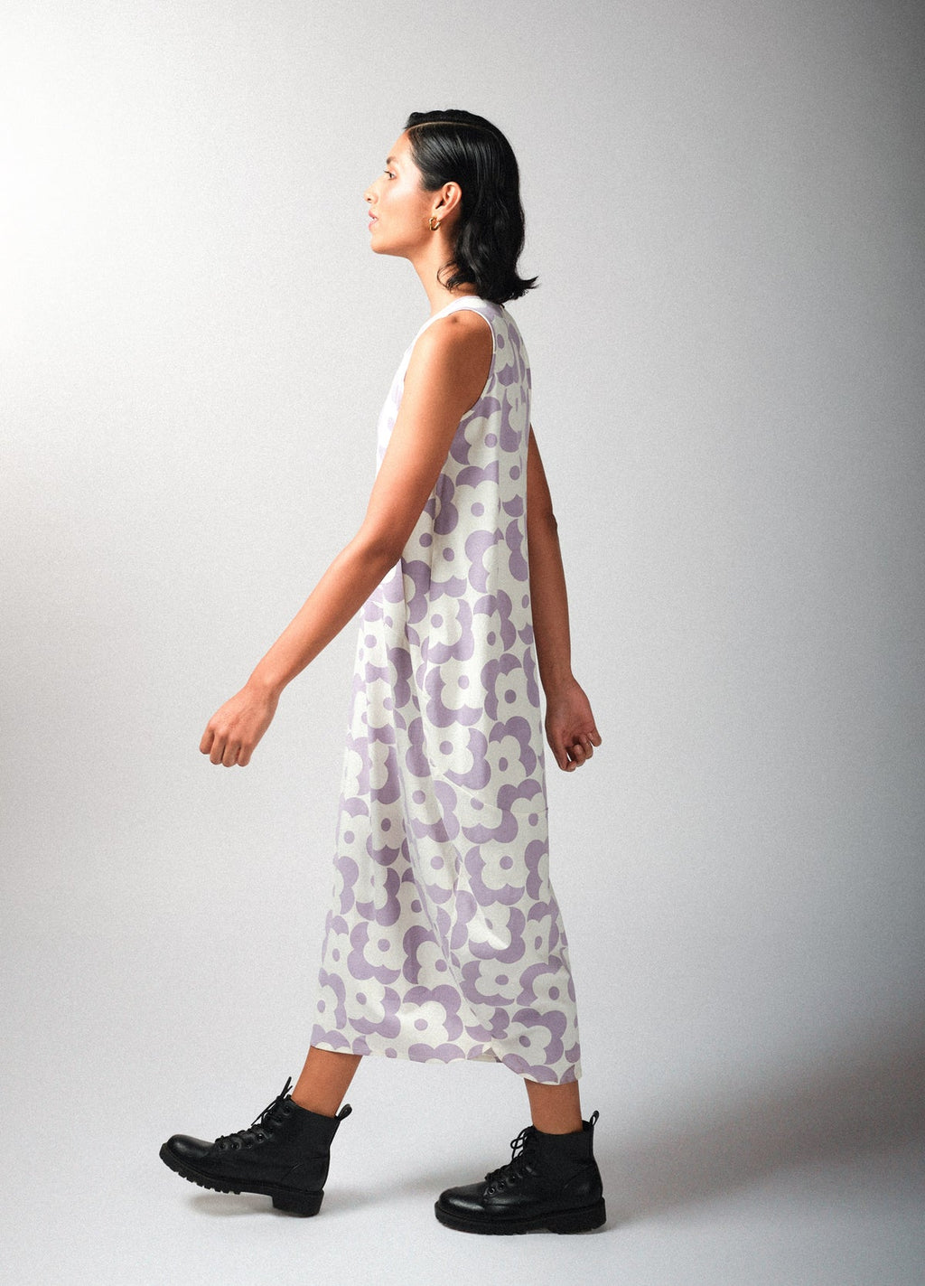 NO NASTIES - Lavender Floral Sack Dress