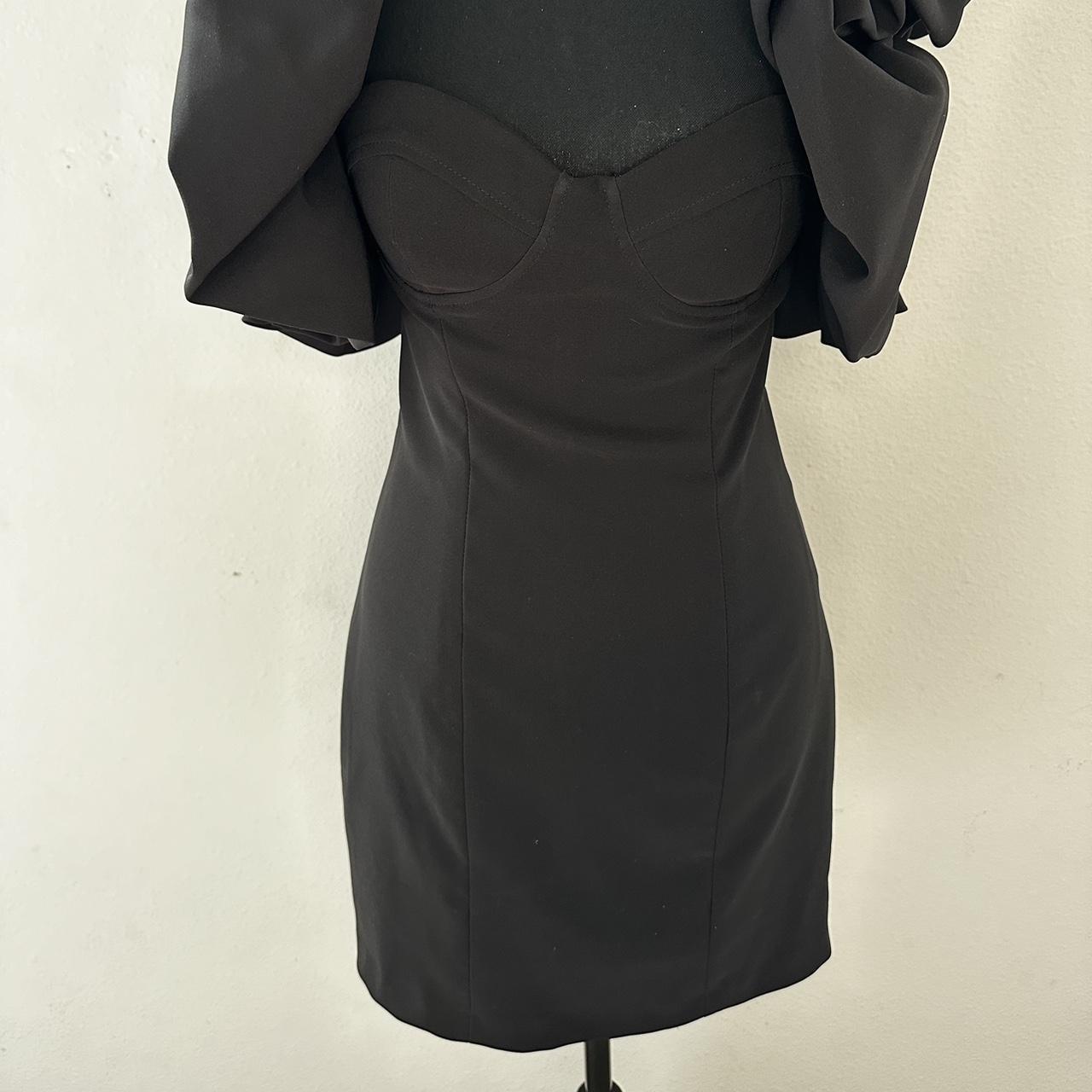 ZARA - Ruffle Sleeve Mini Bodycon Dress