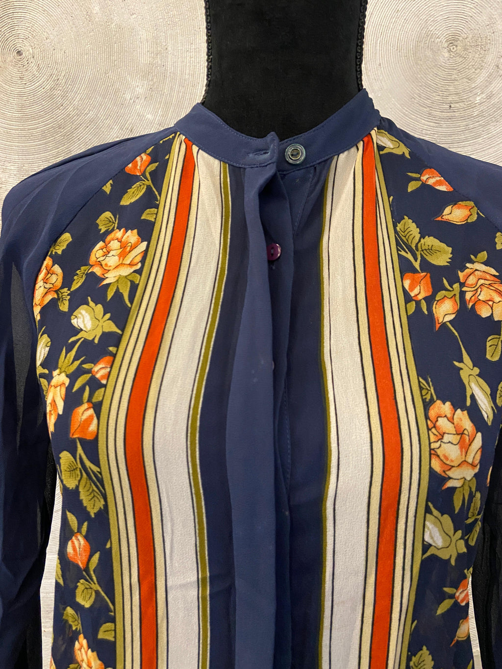 WILLS SPORT - Blue Floral Printed Shirt