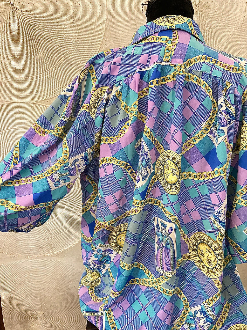 Purple and Blue Vintage Shirt