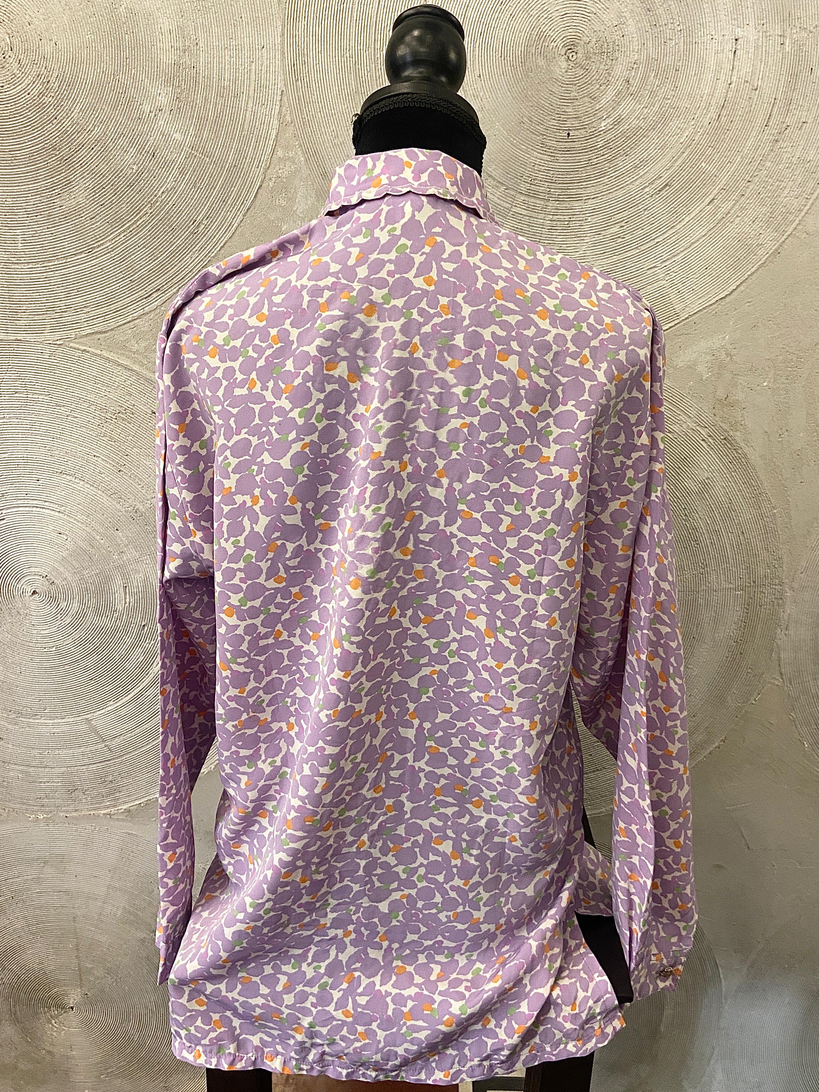 Purple Floral Vintage Shirt