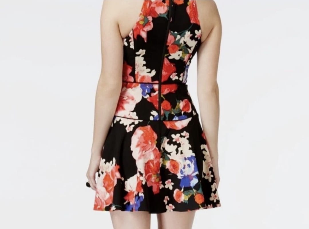 GUESS - Vibrant Floral Sleeveless Mini Dress