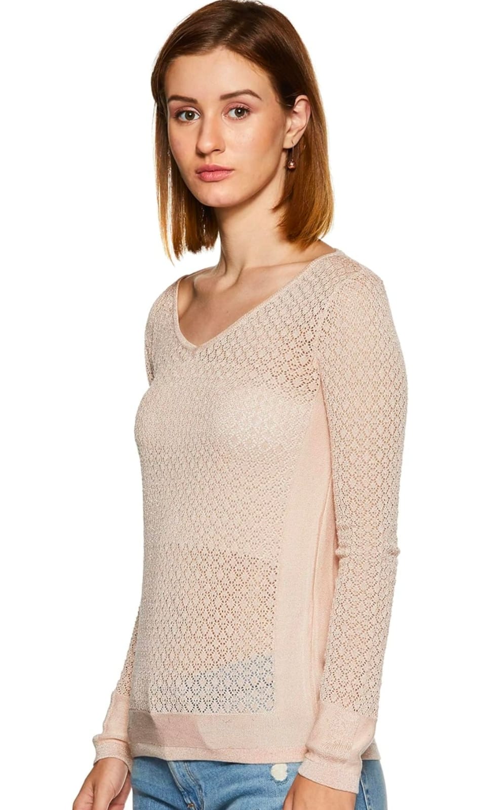 VERO MODA - Rose Gold Full Sleeves Top