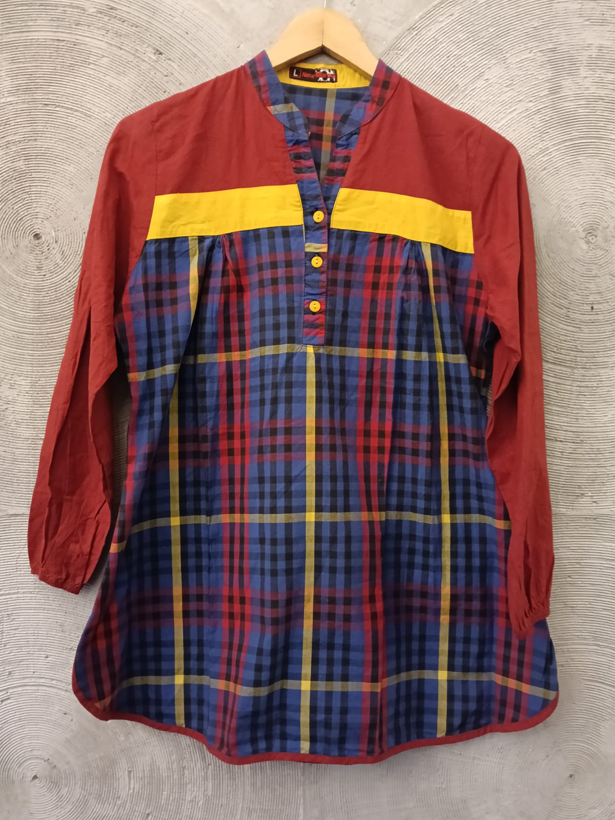 Colourful Checked Tunic