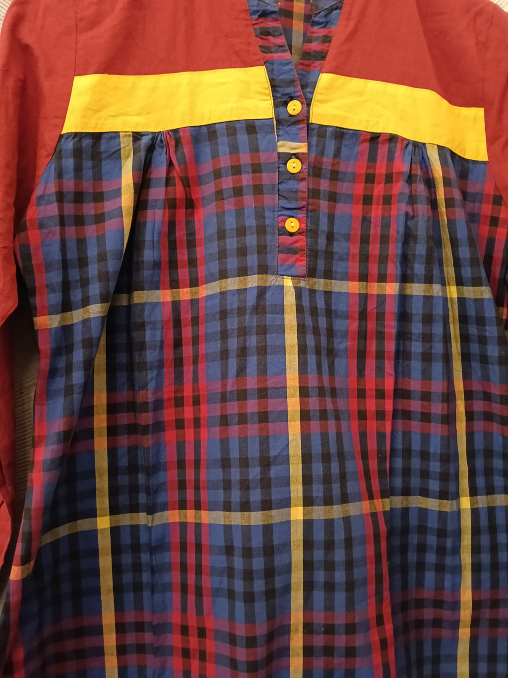 Colourful Checked Tunic