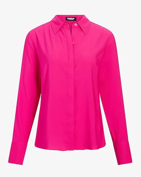 EXPRESS - Pink Slim Fit Shirt