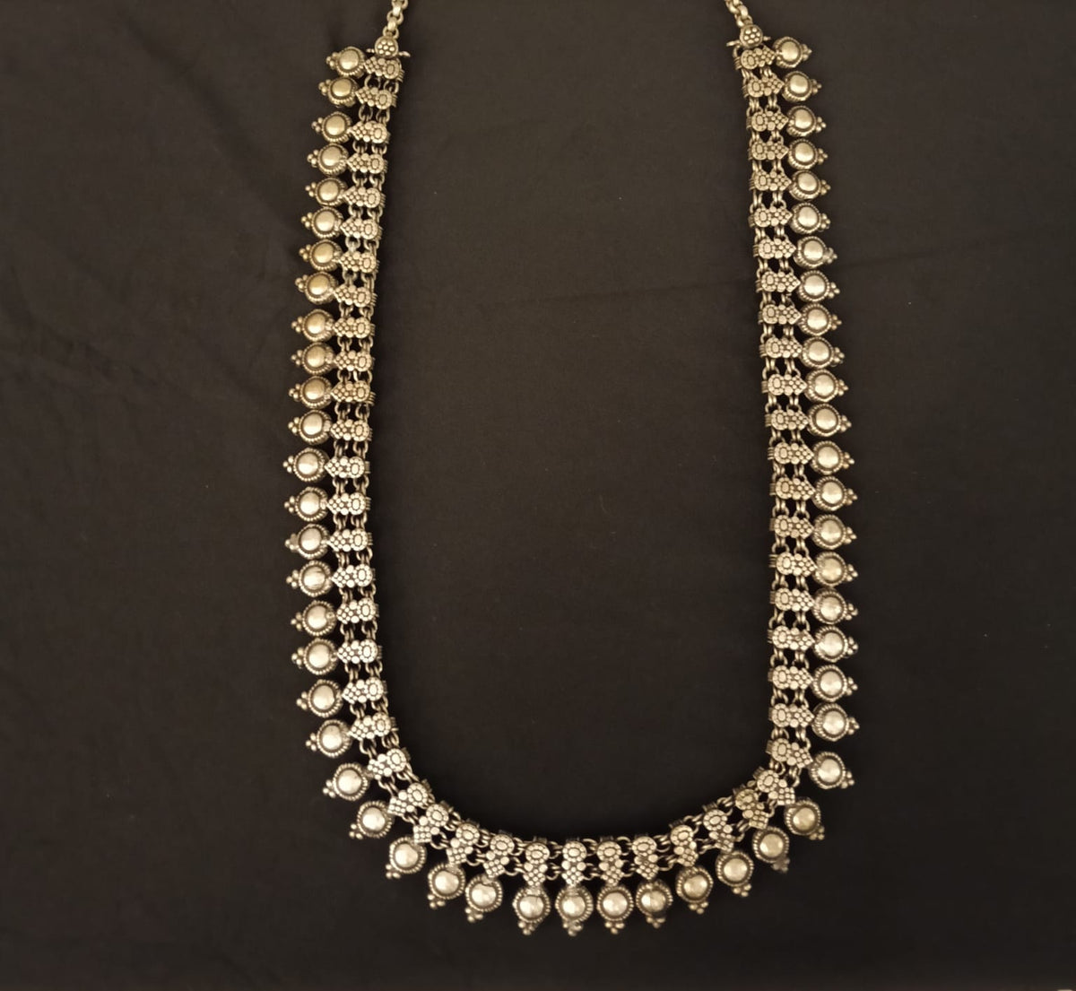 Oxidised Long Necklace
