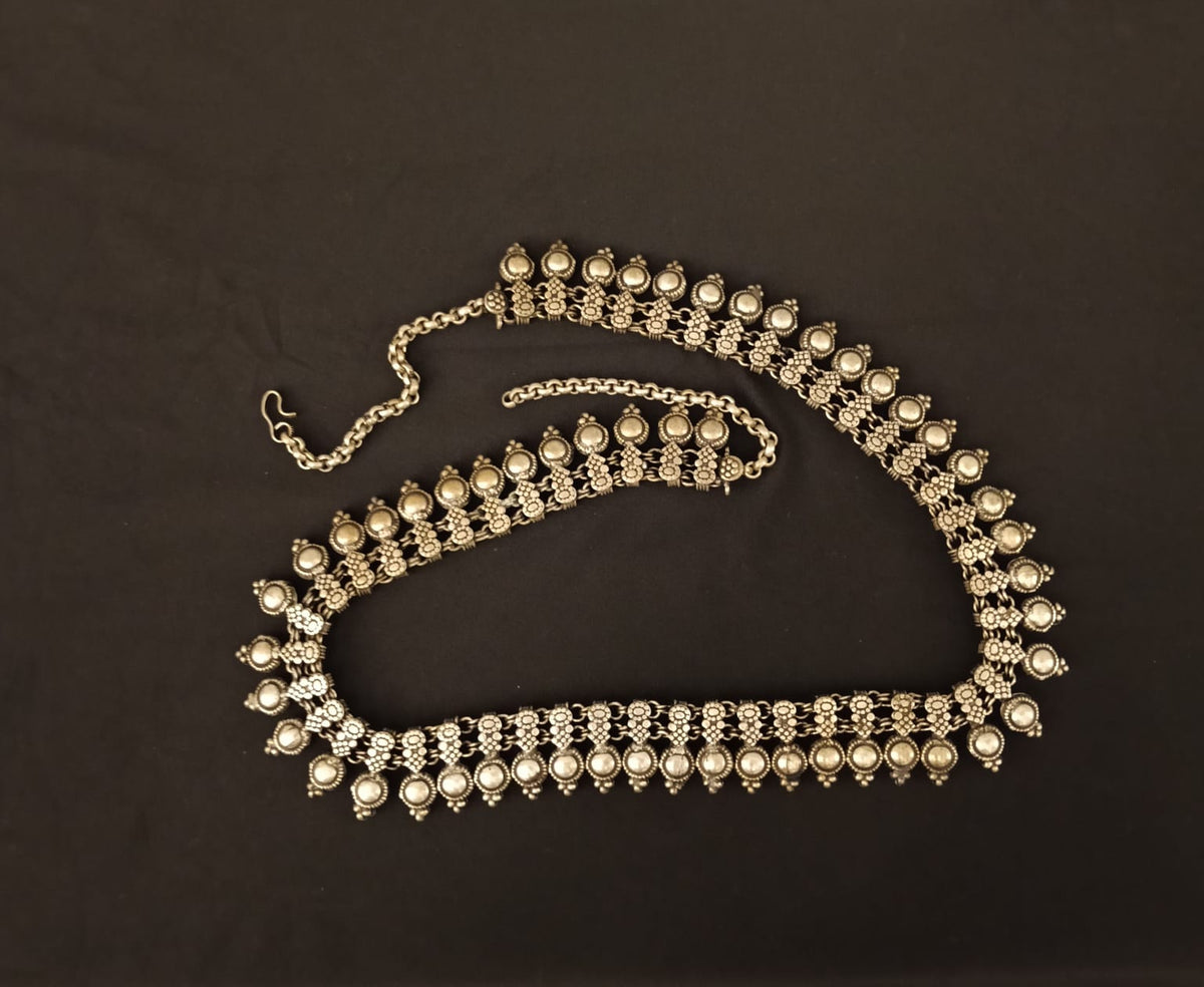 Oxidised Long Necklace