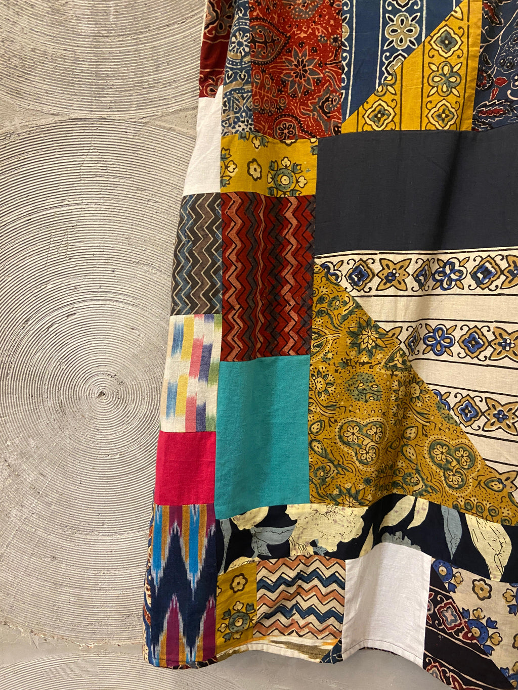 Colourful Patchwork Strappy Dress