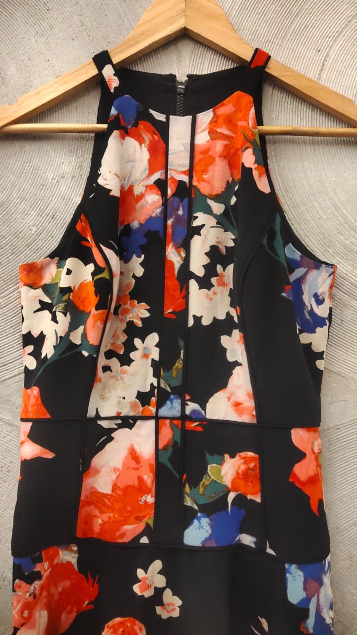 GUESS - Vibrant Floral Sleeveless Mini Dress