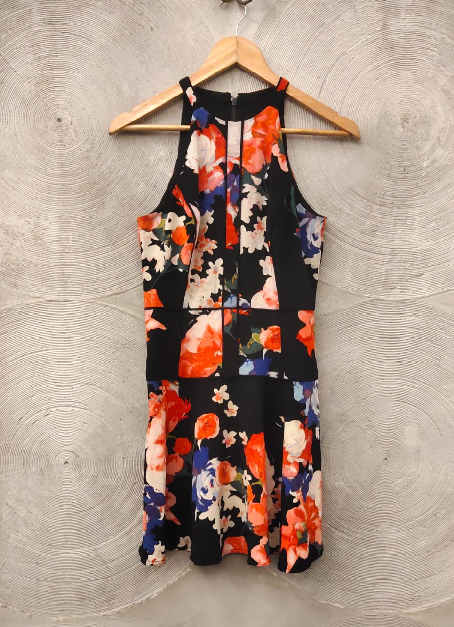 GUESS - Vibrant Floral Sleeveless Mini Dress