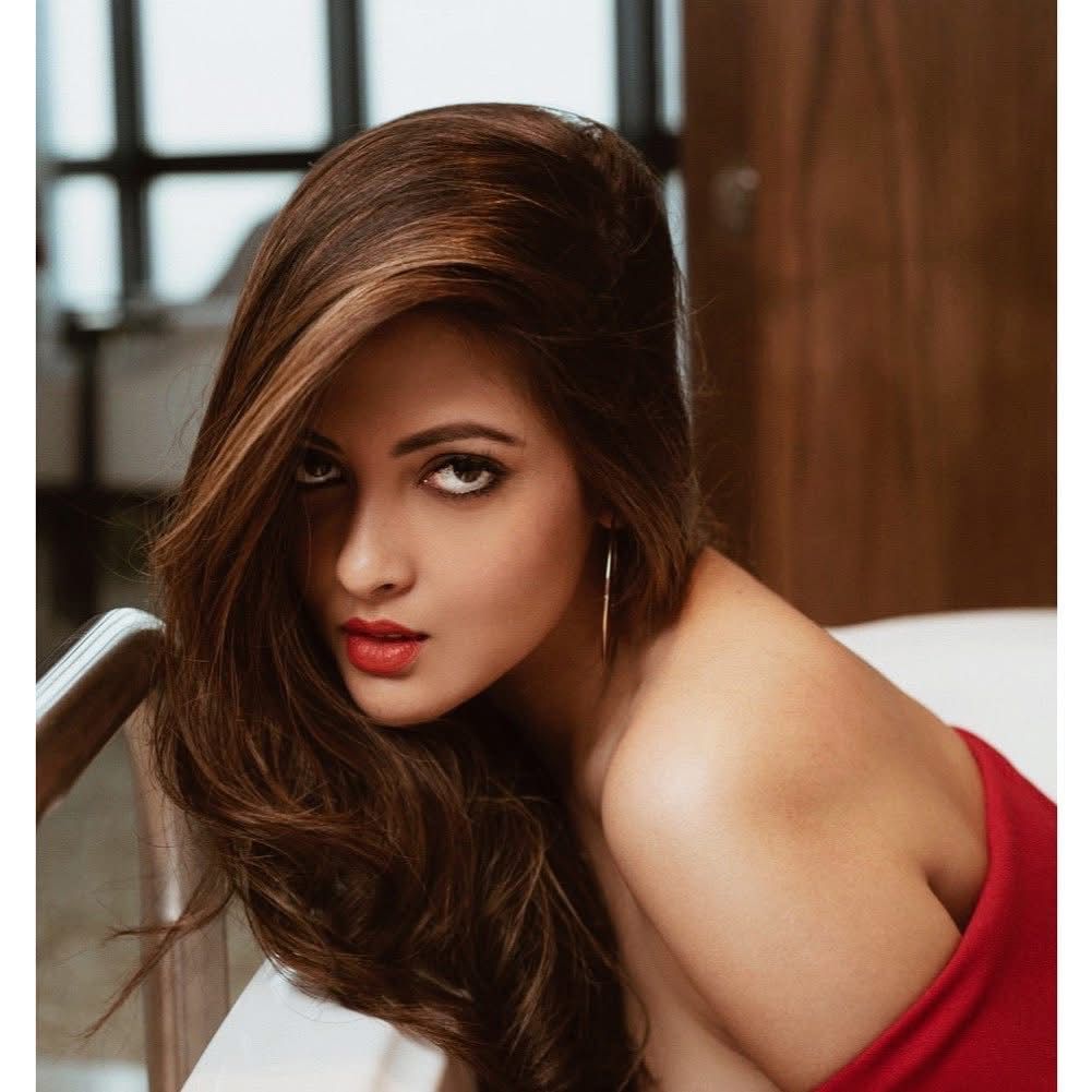 Red Off-Shoulder Long Dress