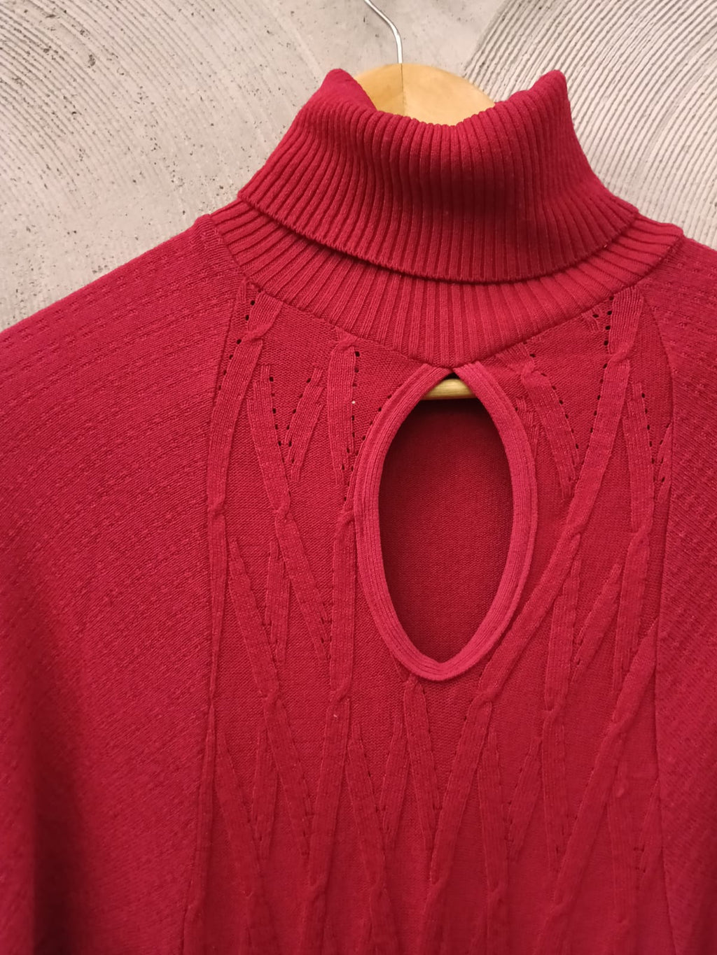 BEBE-Pink High neck Pullover