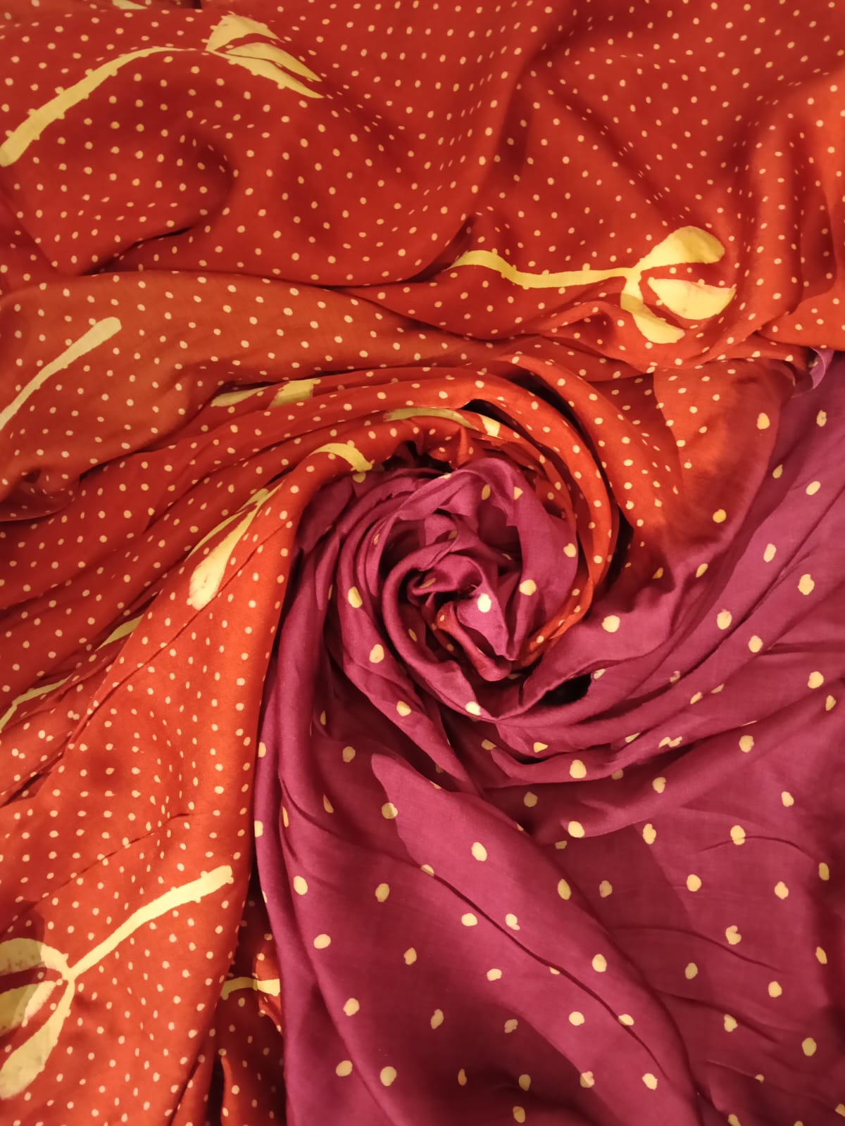 CHIDIYAA - Red and Purple Jannah Sari