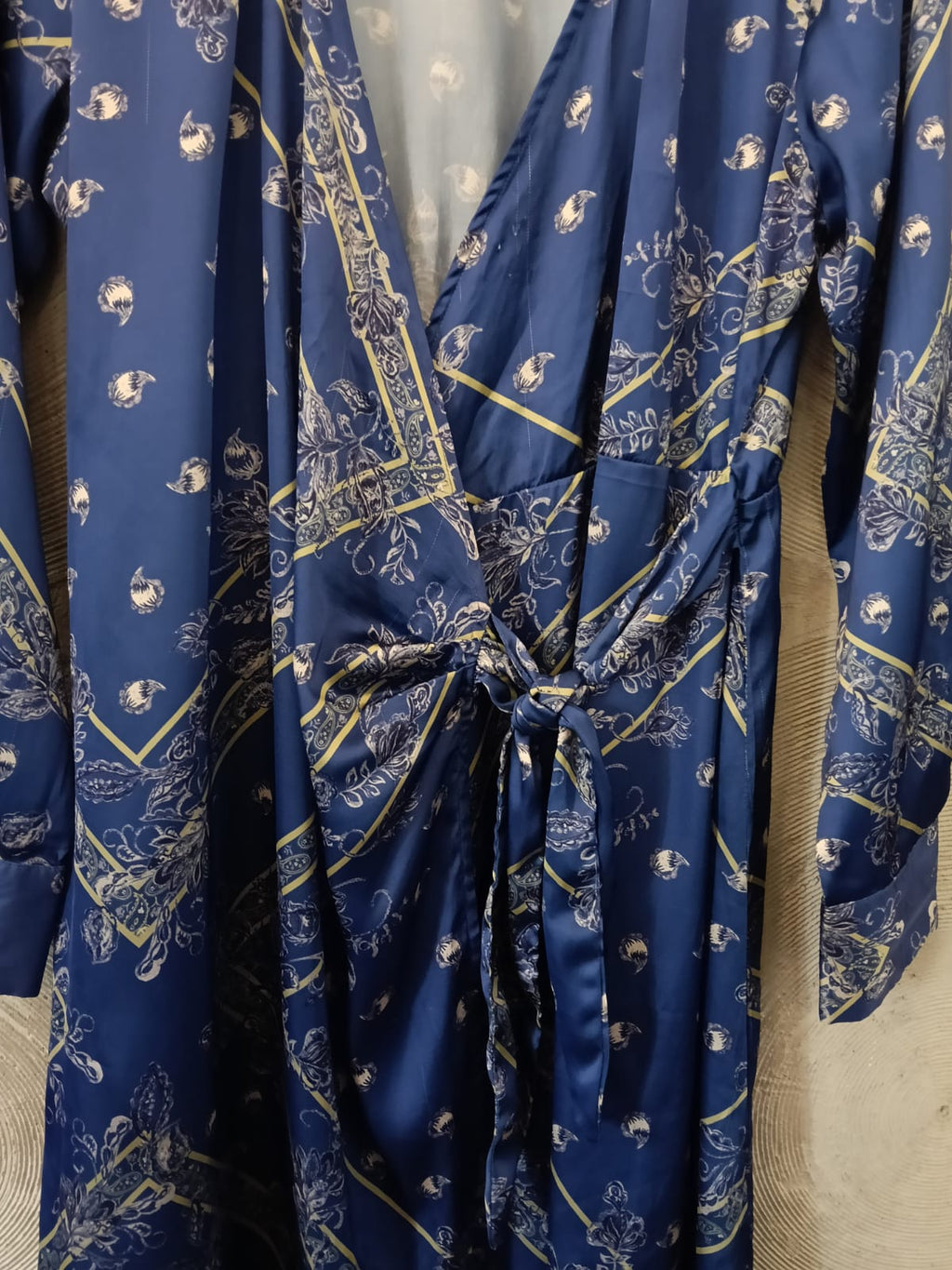VERO MODA - Blue Printed Wrap Dress