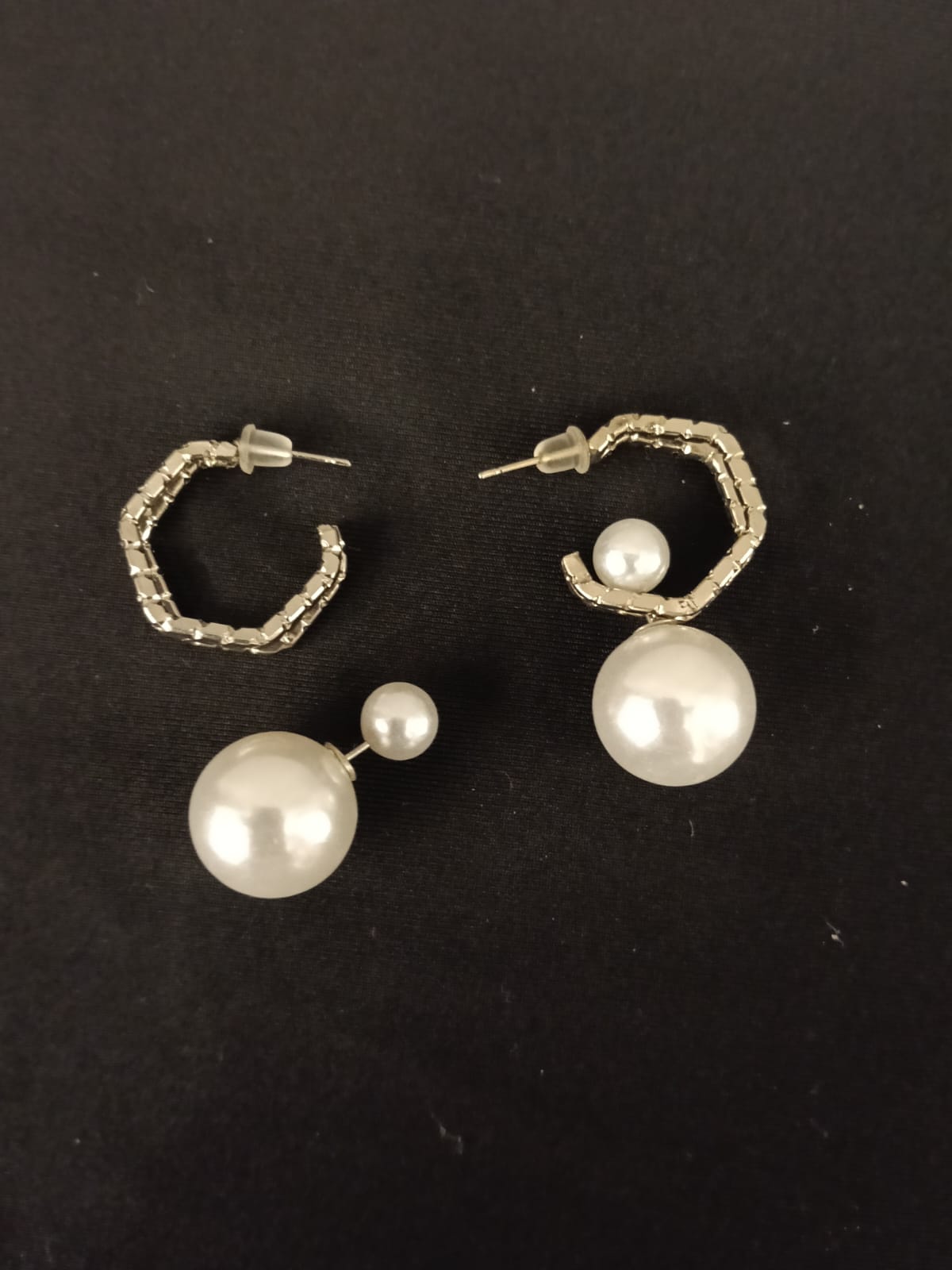 Pearl earrings