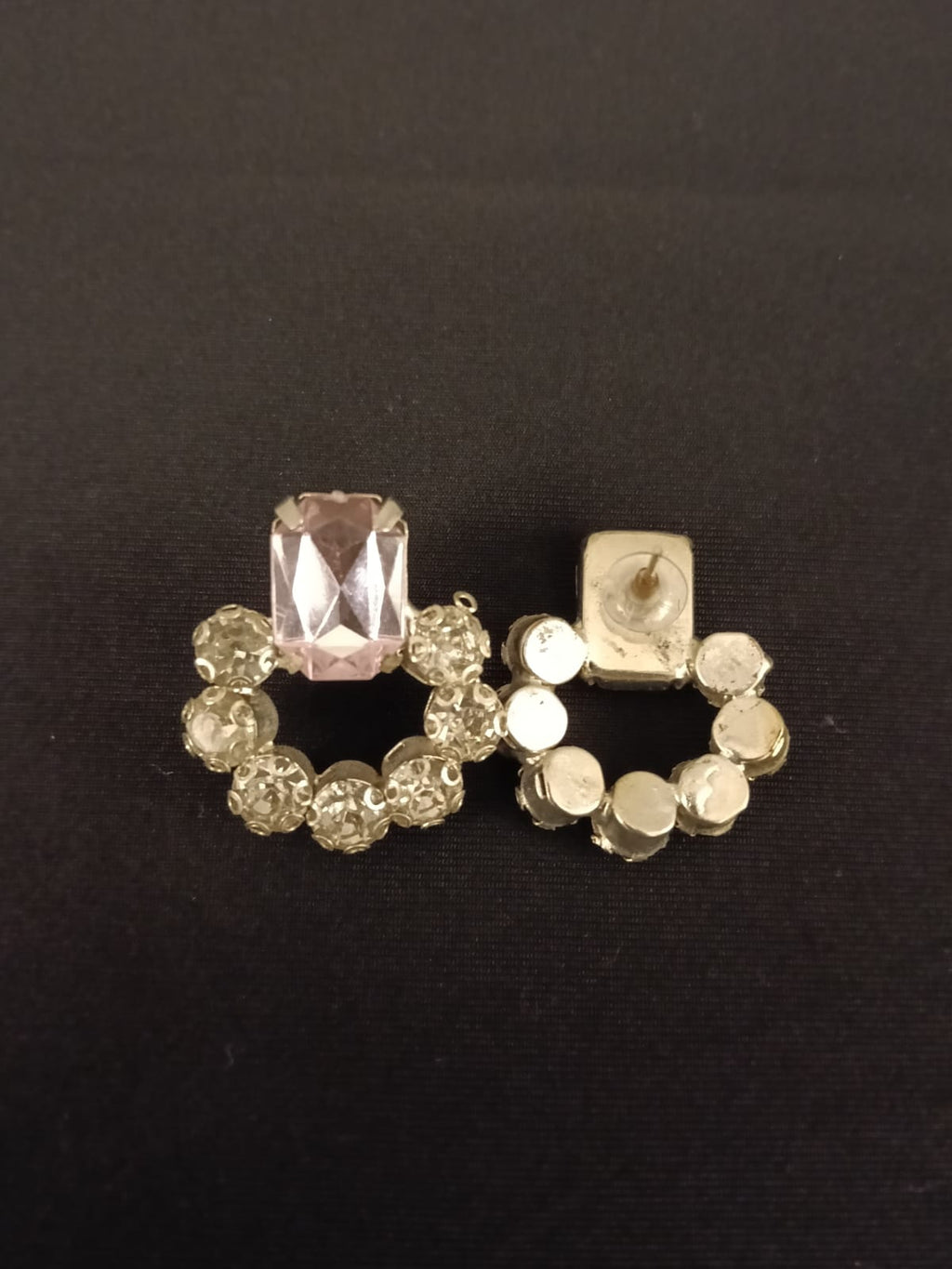 Light Pink Rhinestone Studs