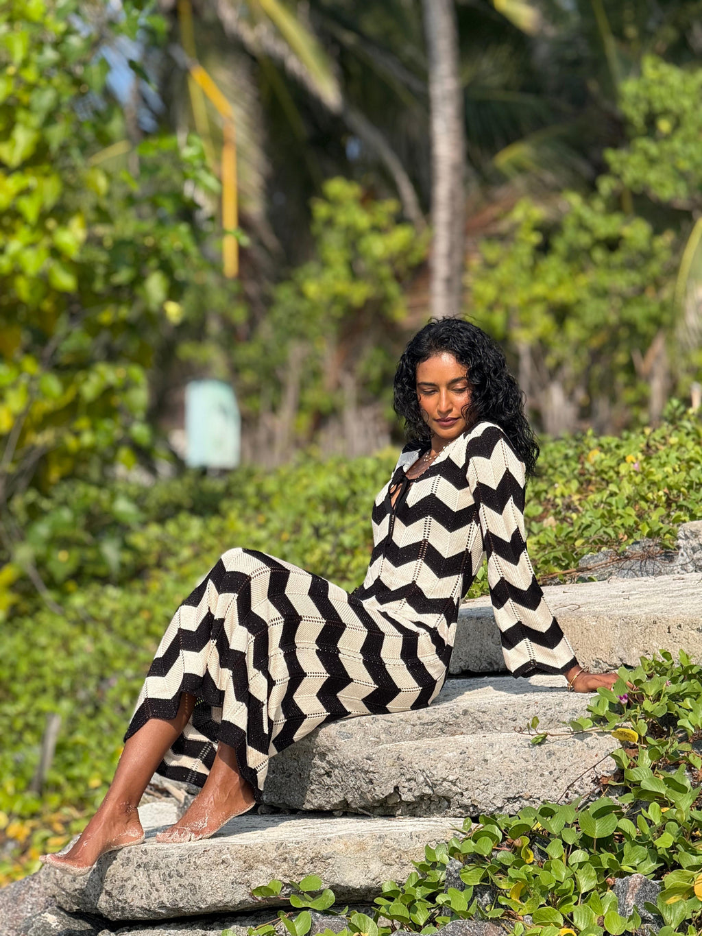 A LA MODE - Martha Knit Dress