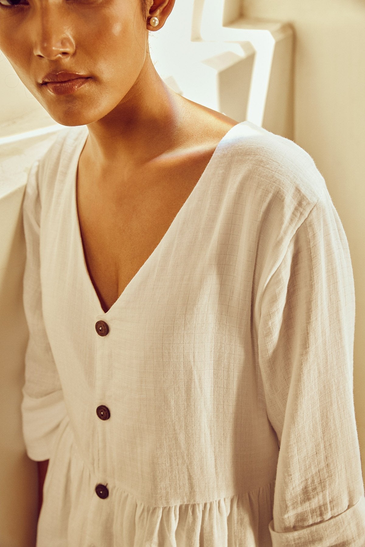 NO NASTIES - Coconut Milk Drop-waist Mini - S