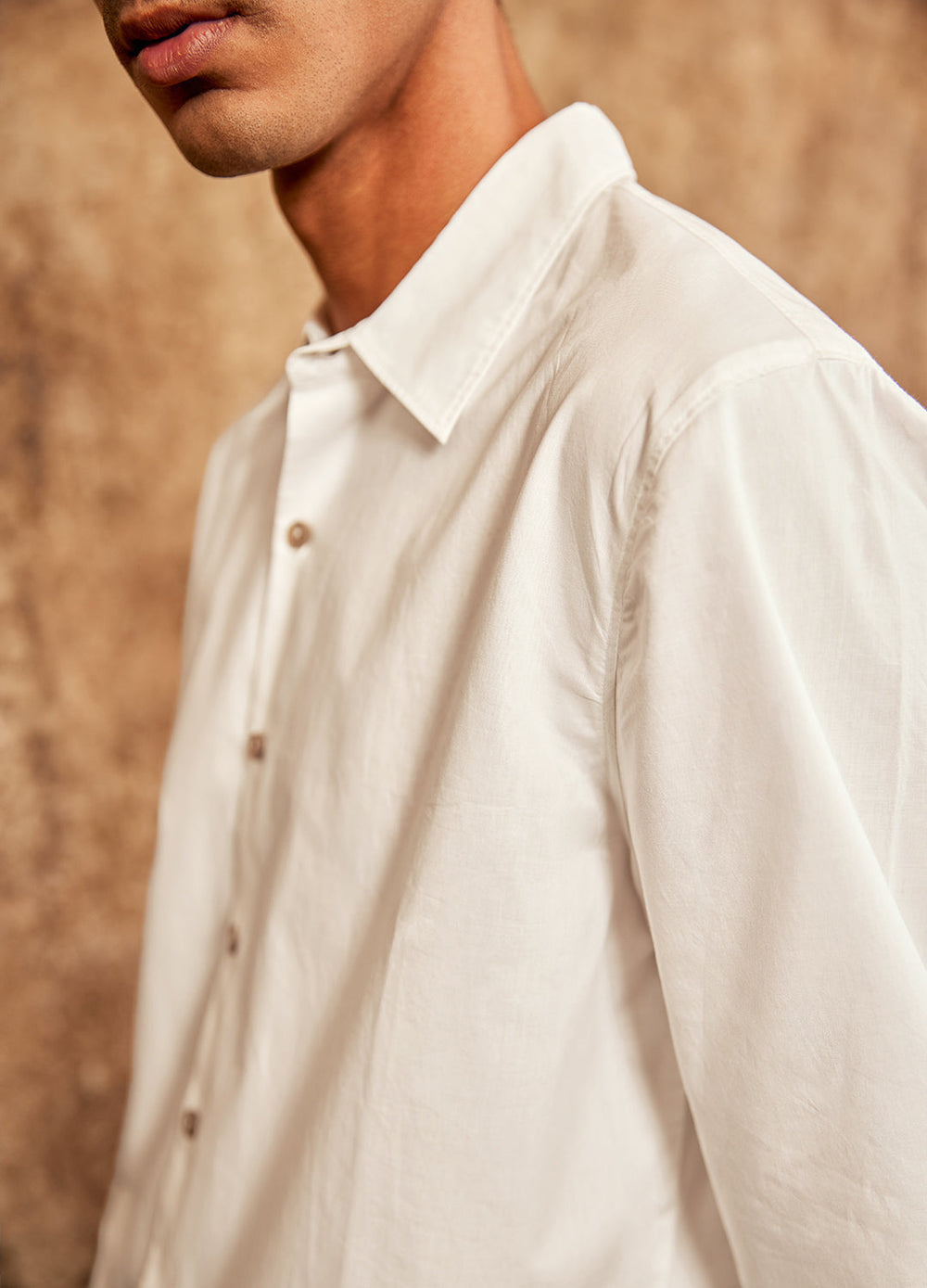 NO NASTIES - Coconut Milk Full Sleeved Everyday Shirt - M