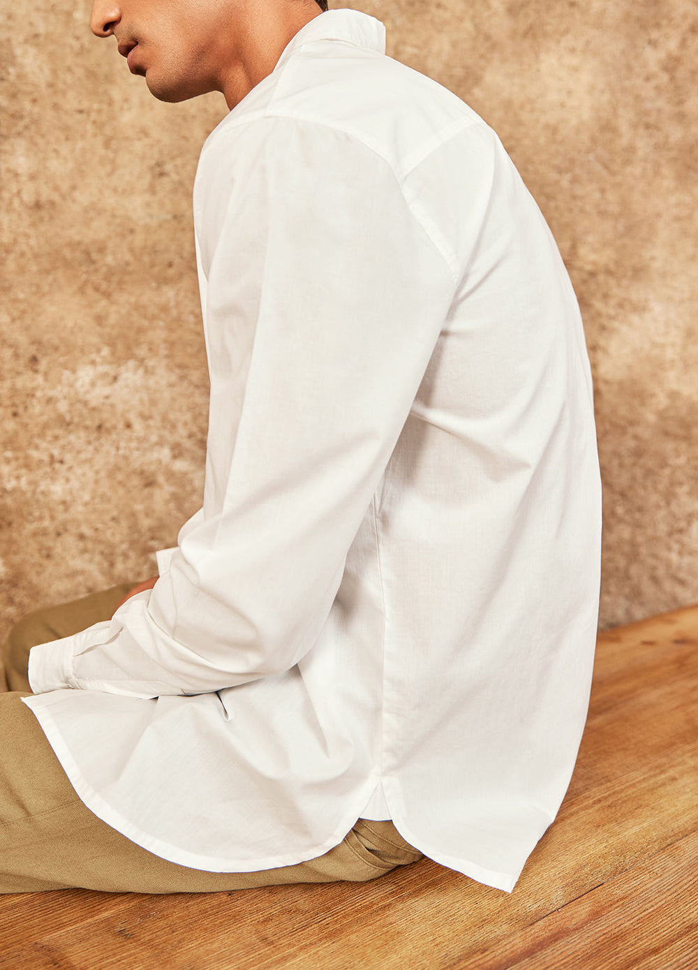 NO NASTIES - Coconut Milk Full Sleeved Everyday Shirt - M