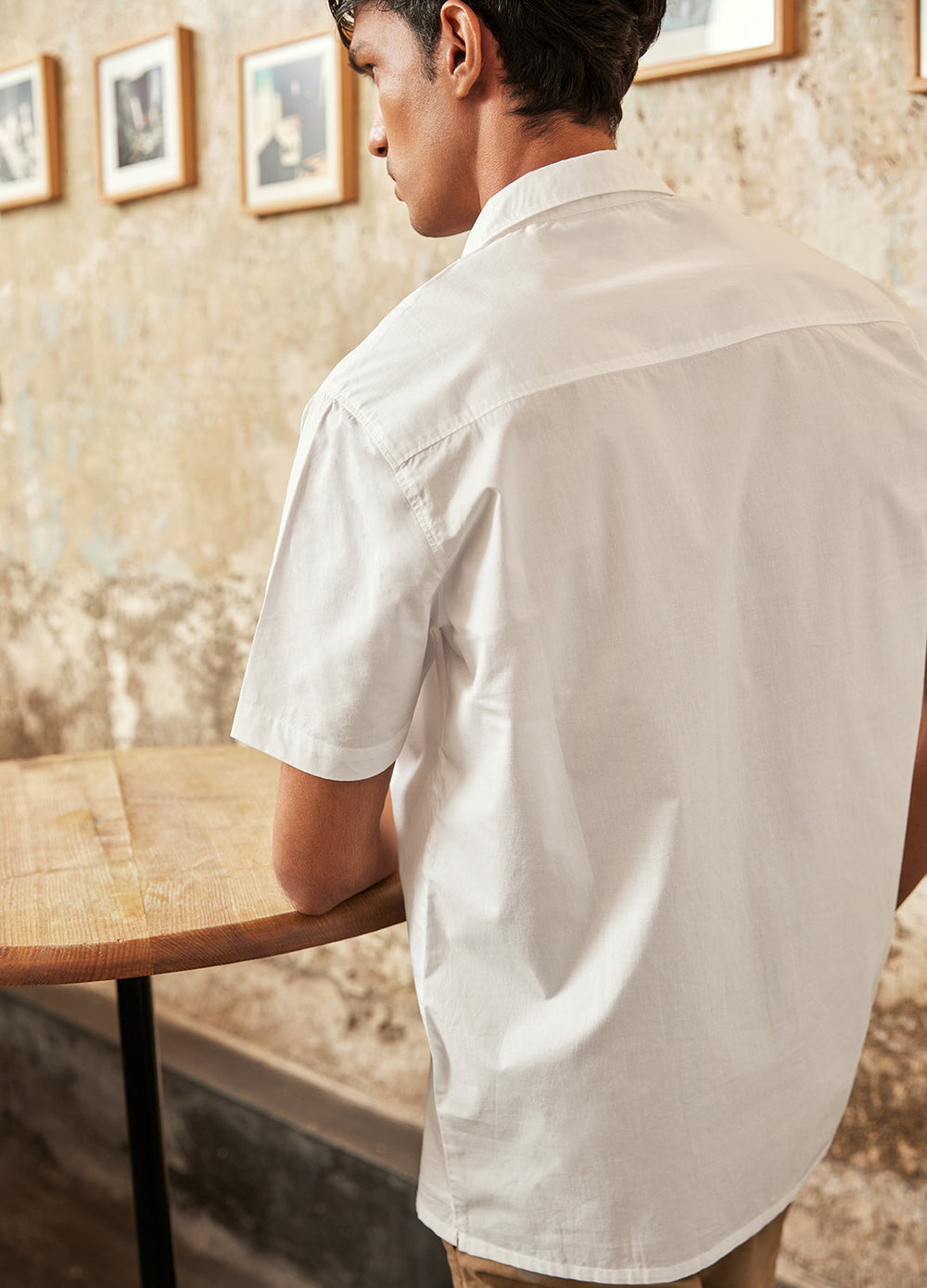 NO NASTIES - Coconut Milk Half Sleeved Shirt - L