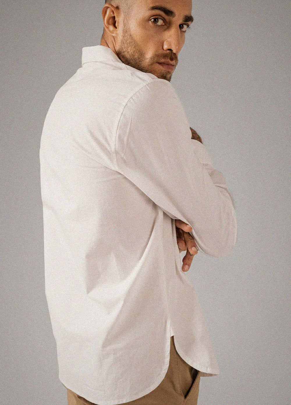 NO NASTIES - Coconut Milk Pocket Shirt - L