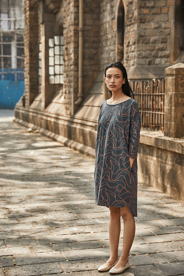 NO NASTIES: Grey Nicaro Tunic