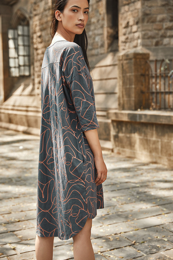 NO NASTIES: Grey Nicaro Tunic