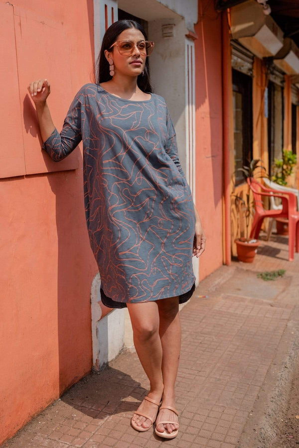 NO NASTIES: Grey Nicaro Tunic