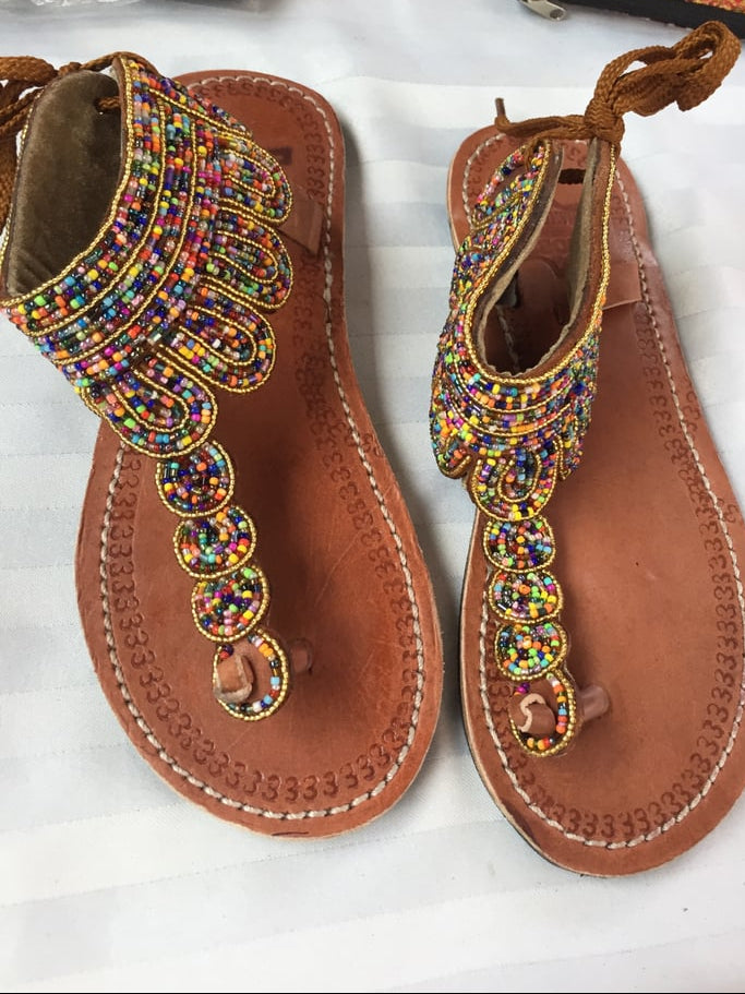 Beaded Sandals